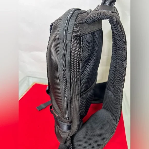 tumi alpha bravo falcon tactical backpack Tumi Alpha Bravo Falcon Tactical Backpack Black Nylon Slim Bookbag